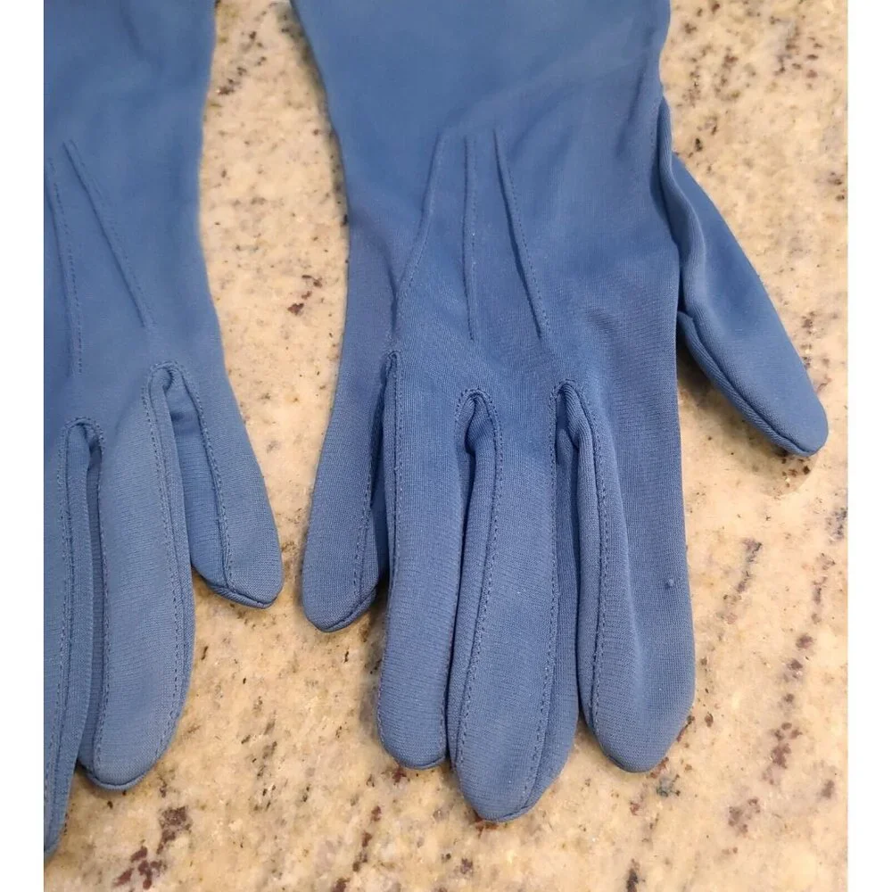 Vintage Size S Blue Nylon Formal 9